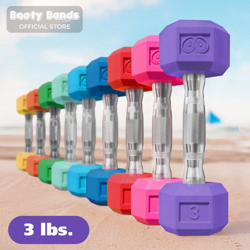 [ 3 lbs. ] Hex Dumbbells
