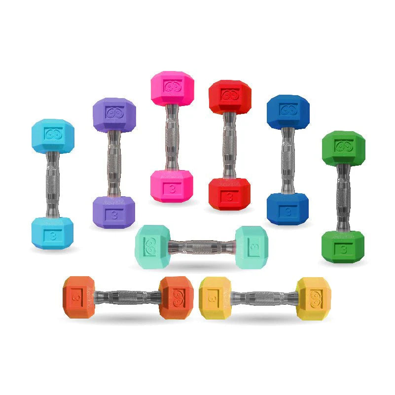Hex Dumbbells (3-8 lbs.)