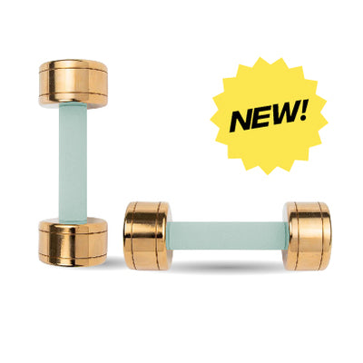 Gold Chrome Dumbbells