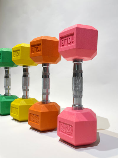 Hex Dumbbells (3-15 lbs.) - [SAMPLE SALE]