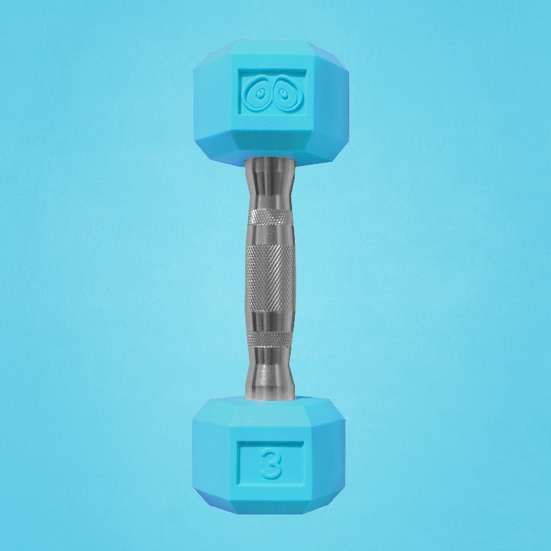 [ 10 lbs. ] Colored Hex Dumbbells - Booty Bands PH