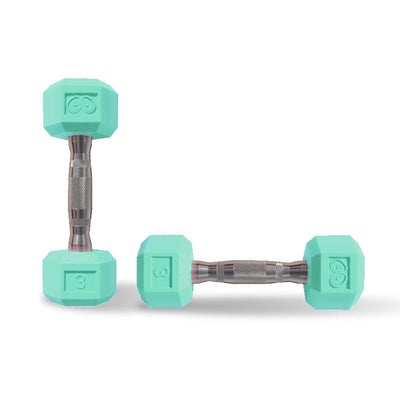 [ 10 lbs. ] Colored Hex Dumbbells - Booty Bands PH