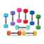 [ 15 lbs. ] Colored Hex Dumbbells - Booty Bands PH