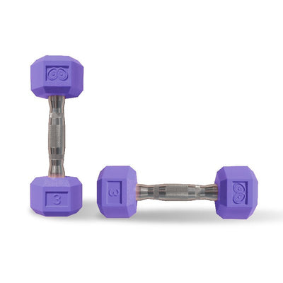 [ 15 lbs. ] Colored Hex Dumbbells - Booty Bands PH