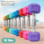 [ 15 lbs. ] Colored Hex Dumbbells - Booty Bands PH