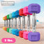 [ 5 lbs. ] Colored Hex Dumbbells - Booty Bands PH