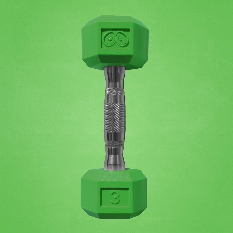 [ 5 lbs. ] Colored Hex Dumbbells - Booty Bands PH
