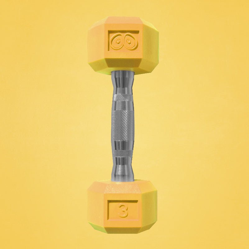 [ 5 lbs. ] Colored Hex Dumbbells - Booty Bands PH