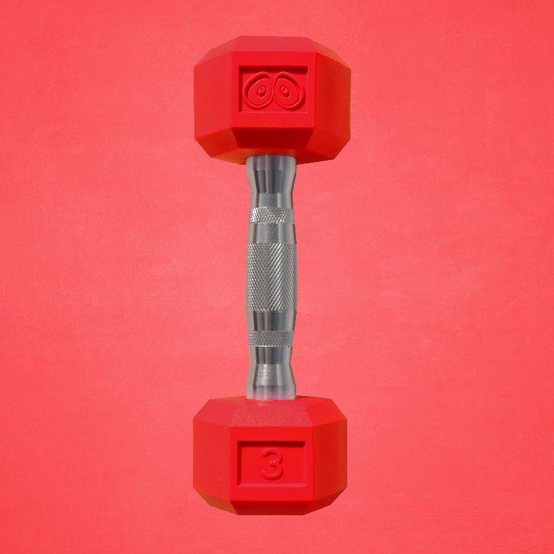 [ 5 lbs. ] Colored Hex Dumbbells - Booty Bands PH