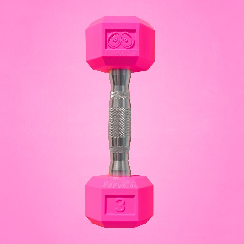 [ 5 lbs. ] Colored Hex Dumbbells - Booty Bands PH