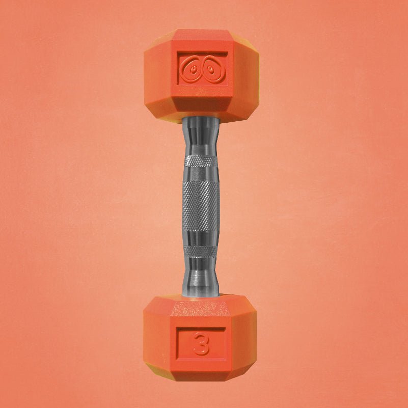 [ 5 lbs. ] Colored Hex Dumbbells - Booty Bands PH
