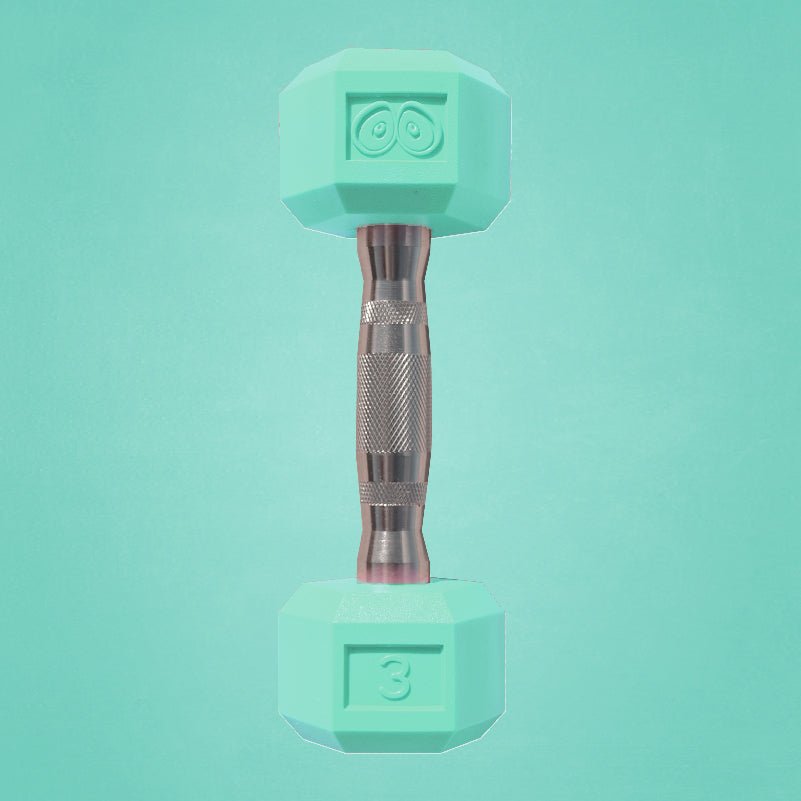 [ 5 lbs. ] Colored Hex Dumbbells - Booty Bands PH